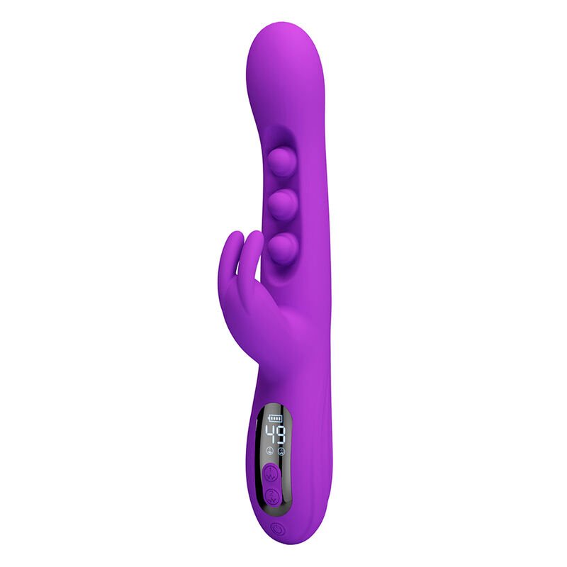 PRETTY LOVE - SABIEN RABBIT VIBRATOR WITH TAPPING STIMULATION AND PURPLE LED