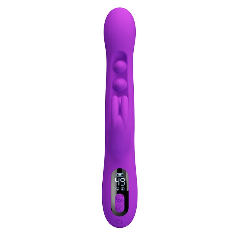 PRETTY LOVE - SABIEN RABBIT VIBRATOR WITH TAPPING STIMULATION AND PURPLE LED