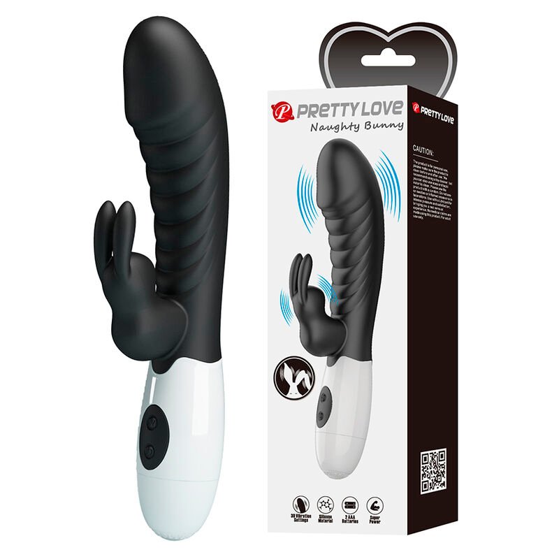 Comprar Pretty Love - Naughty Bunny 30 Function Rabbit Vibrator Black