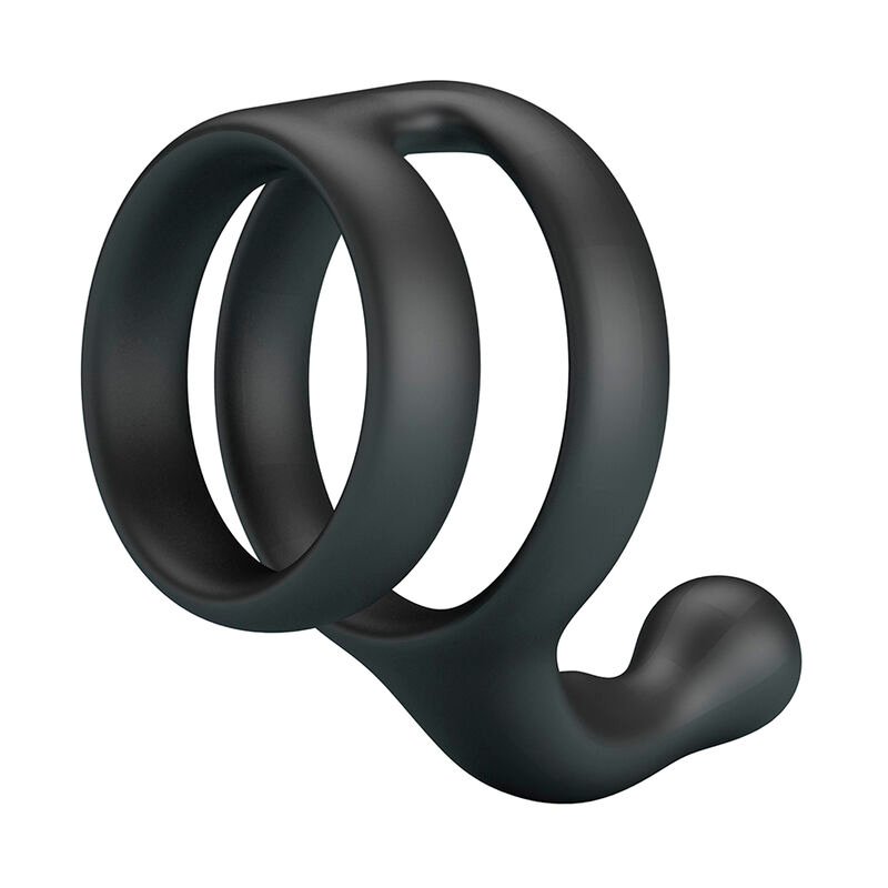 Comprar Crazy Bull - Yancy Double Cock And Ball Ring Black