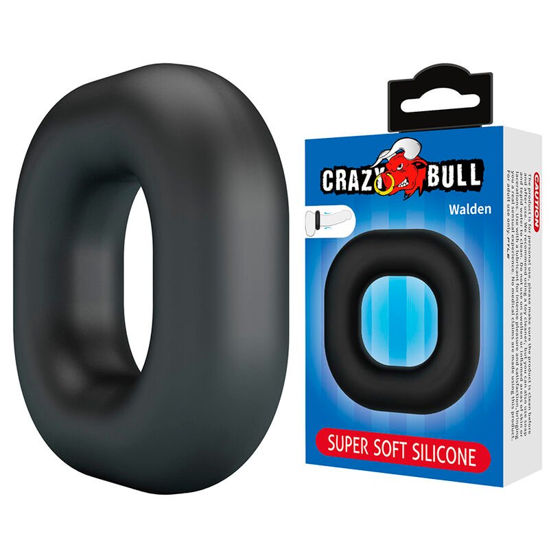 Comprar Crazy Bull - Walden Super Soft Silicone Cock Ring Black