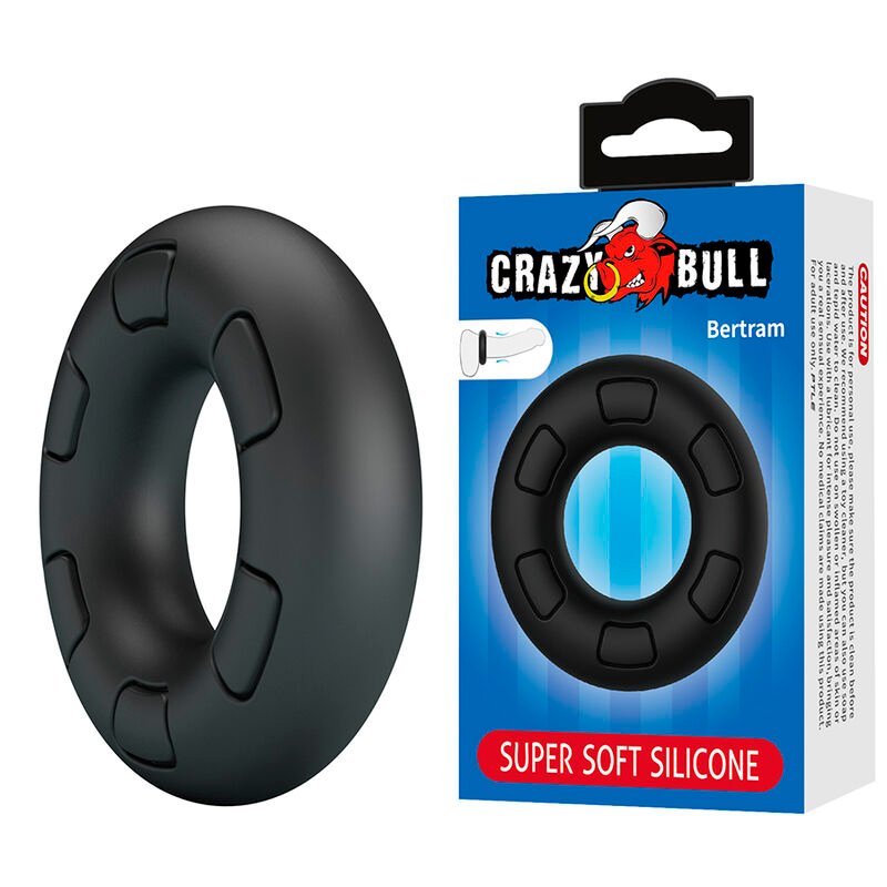 Comprar Crazy Bull - Bertram Super Soft Silicone Cock Ring Black