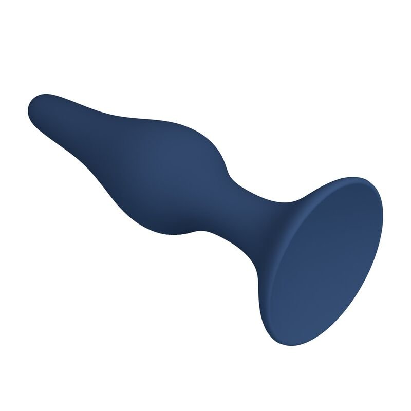 MR PLAY - TAPERED SILICONE ANAL PLUG BLUE XL