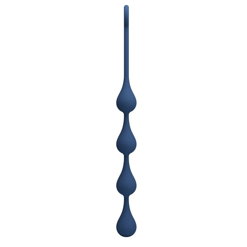 MR PLAY - BLUE SILICONE ANAL BEADS SIZE M 33 CM