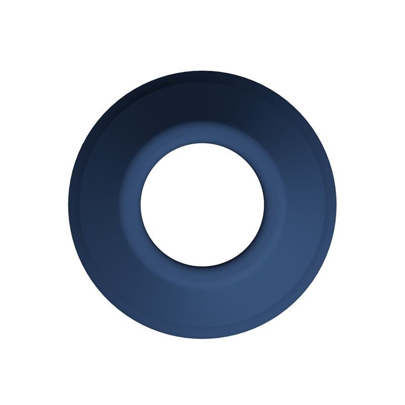MR PLAY - JACK BLUE SILICONE HOLLOW ANAL PLUG SIZE S