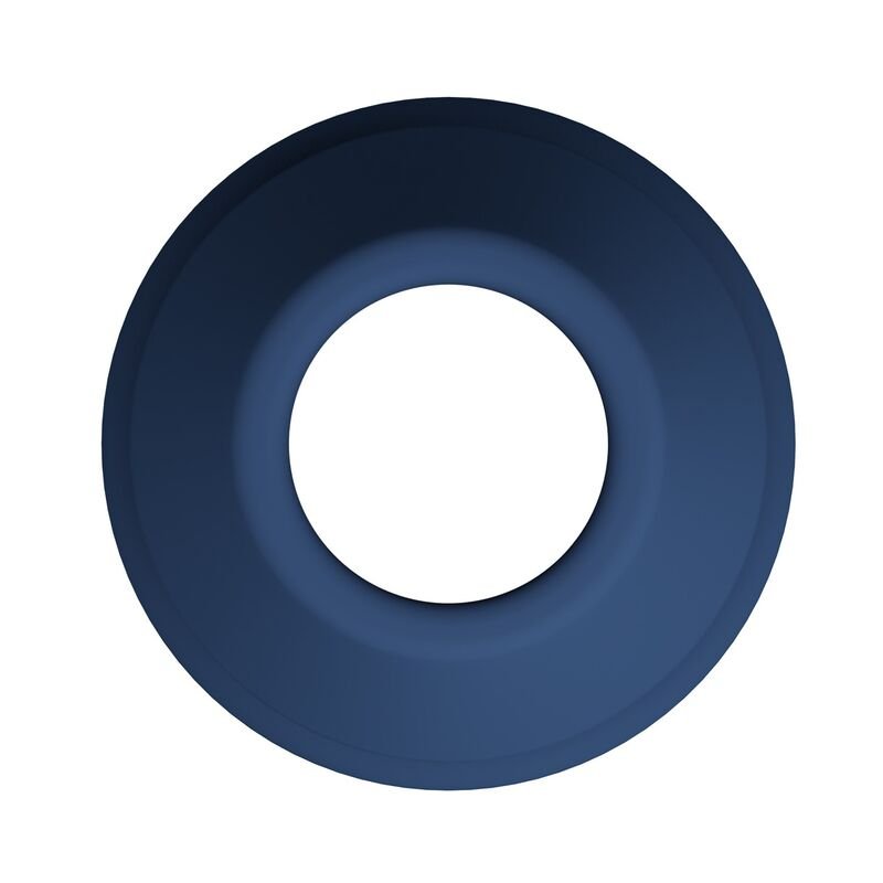 MR PLAY - JACK BLUE SILICONE HOLLOW ANAL PLUG SIZE M