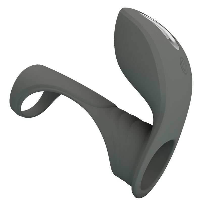 PRETTY LOVE - RECHARGEABLE VIBRATING RING WITH DUAL STIMULATOR