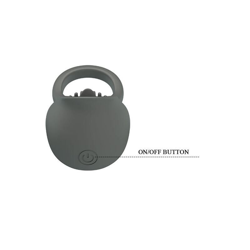 PRETTY LOVE - RECHARGEABLE VIBRATING RING WITH ORAL STIMULATION