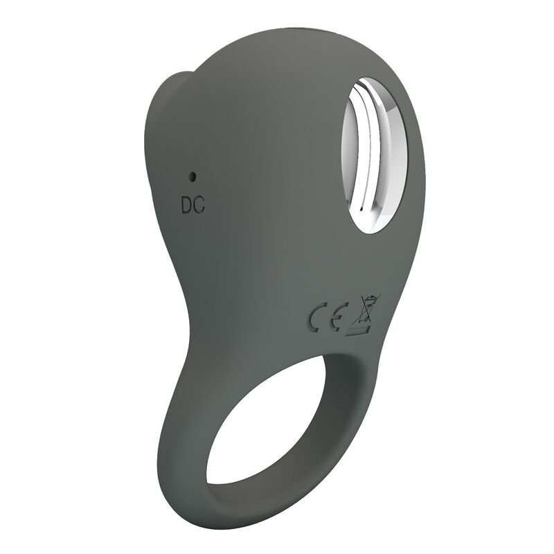 PRETTY LOVE - RECHARGEABLE VIBRATING RING WITH ORAL STIMULATION