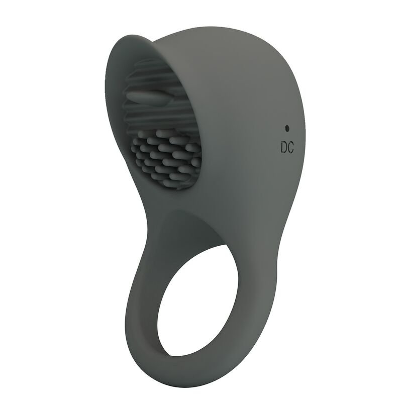 PRETTY LOVE - RECHARGEABLE VIBRATING RING WITH ORAL STIMULATION FOR HIM