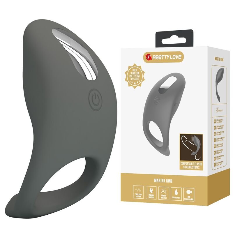 PRETTY LOVE - RECHARGEABLE SOFT SILICONE VIBRATING RING