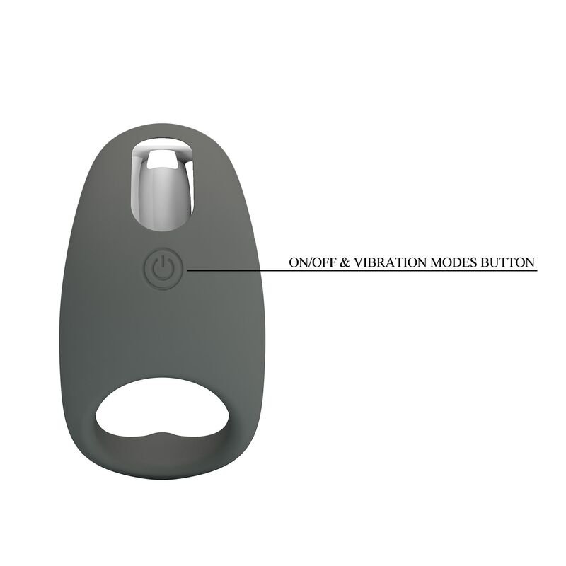 PRETTY LOVE - RECHARGEABLE SOFT SILICONE VIBRATING RING