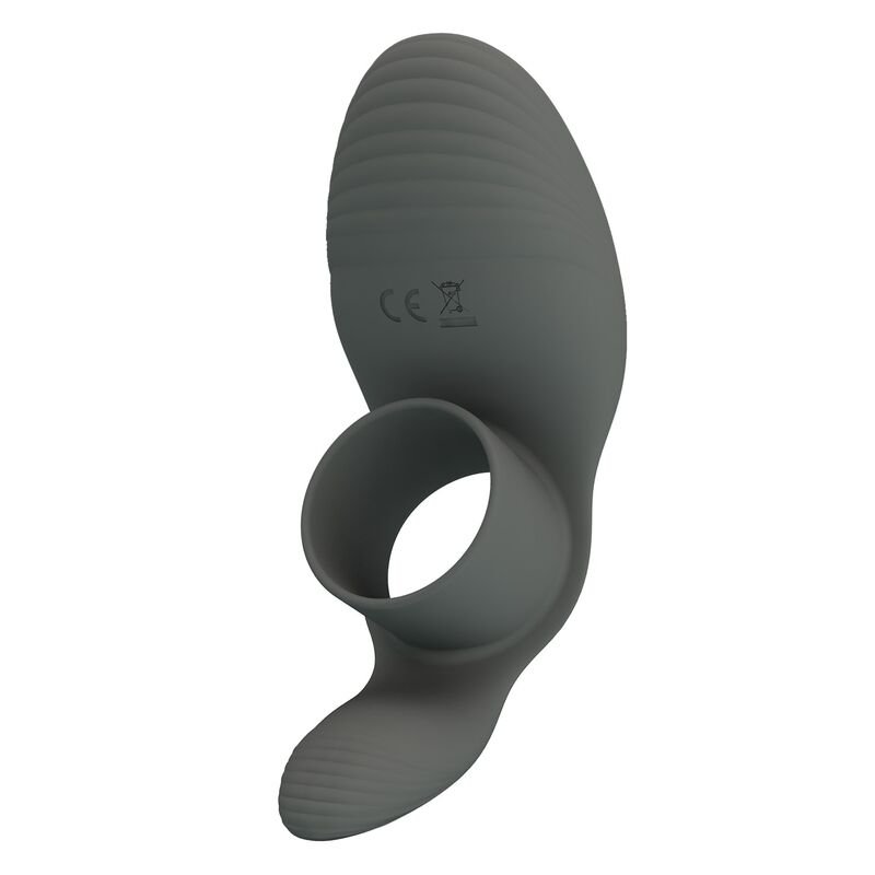PRETTY LOVE - RECHARGEABLE VIBRATING RING WITH DUAL STIMULATION FOR HIM
