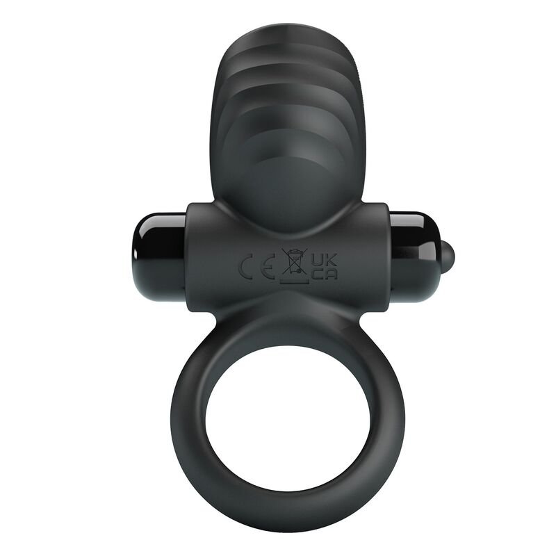PRETTY LOVE - ADRIEN VIBRATING PENIS RING 10 FUNCTIONS BLACK