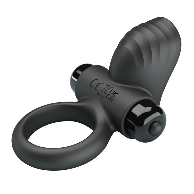 PRETTY LOVE - ADRIEN VIBRATING PENIS RING 10 FUNCTIONS BLACK