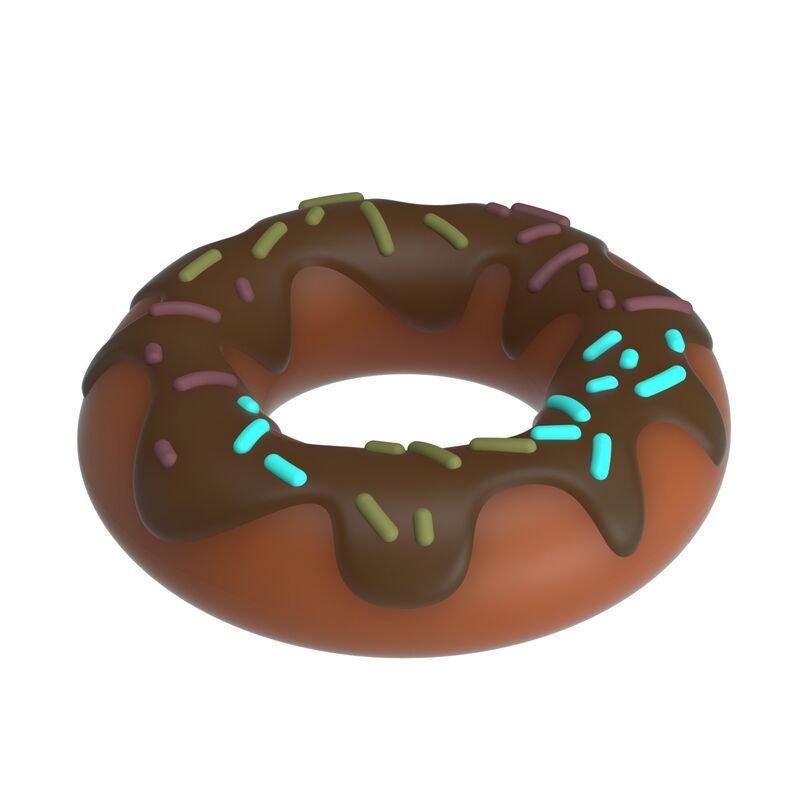 PRETTY LOVE - SUPER DONUT PENIS RING BROWN