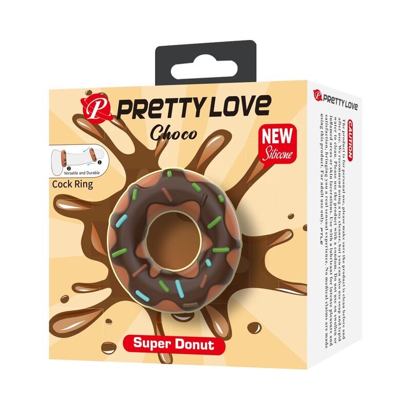 PRETTY LOVE - SUPER DONUT PENIS RING BROWN