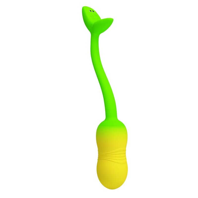 PRETTY LOVE - PULSEN APP CONTROL VIBRATING EGG 12 FUNCTIONS USB RECHARGEABLE GREEN-YELLOW