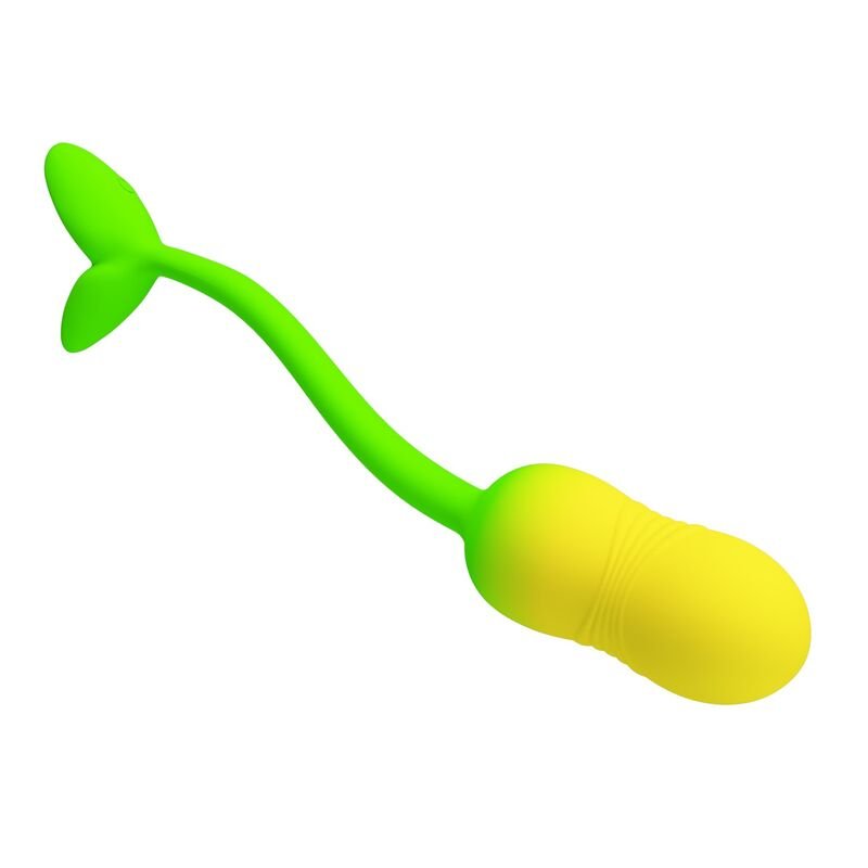 PRETTY LOVE - PULSEN APP CONTROL VIBRATING EGG 12 FUNCTIONS USB RECHARGEABLE GREEN-YELLOW