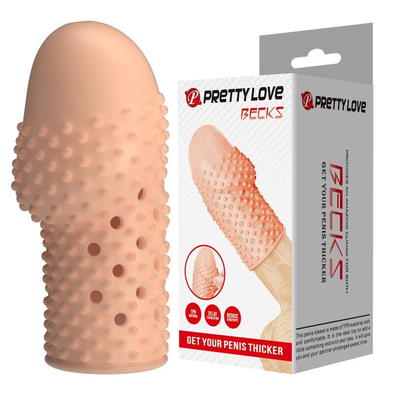 PRETTY LOVE - GEEK S PENIS SLEEVE GET YOUR PENIS THICKER NATURAL COLOR FOR HIM