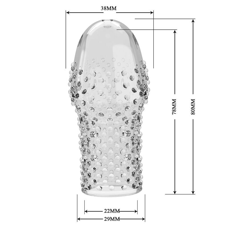 PRETTY LOVE - GEEK S PENIS SLEEVE GET YOUR PENIS THICKER TRANSPARENT