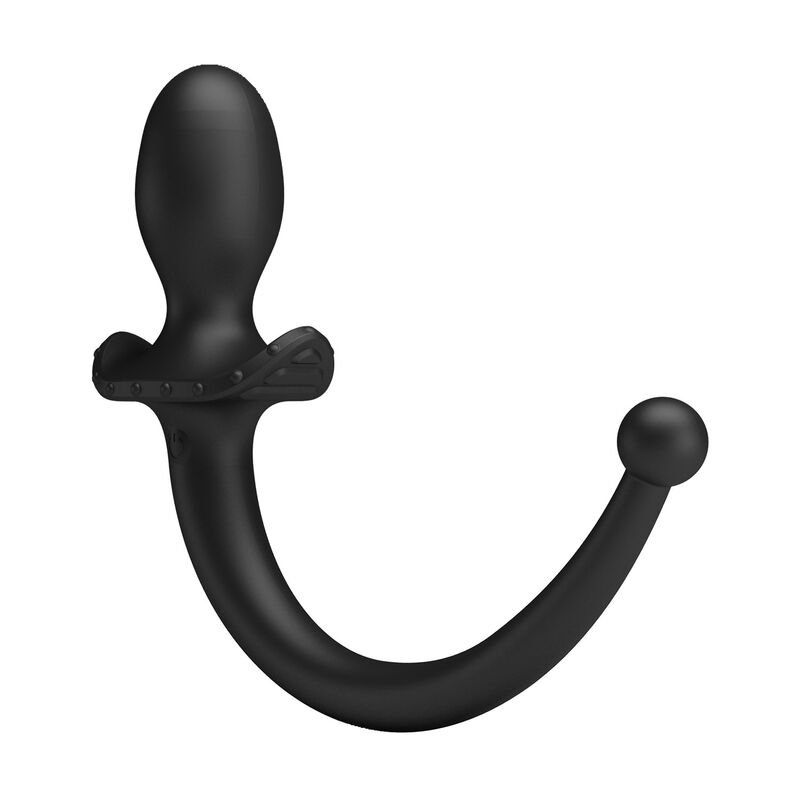 PRETTY LOVE - ANTHONY APP CONTROL ANAL AND PERINEUM VIBRATOR BLACK FOR HIM