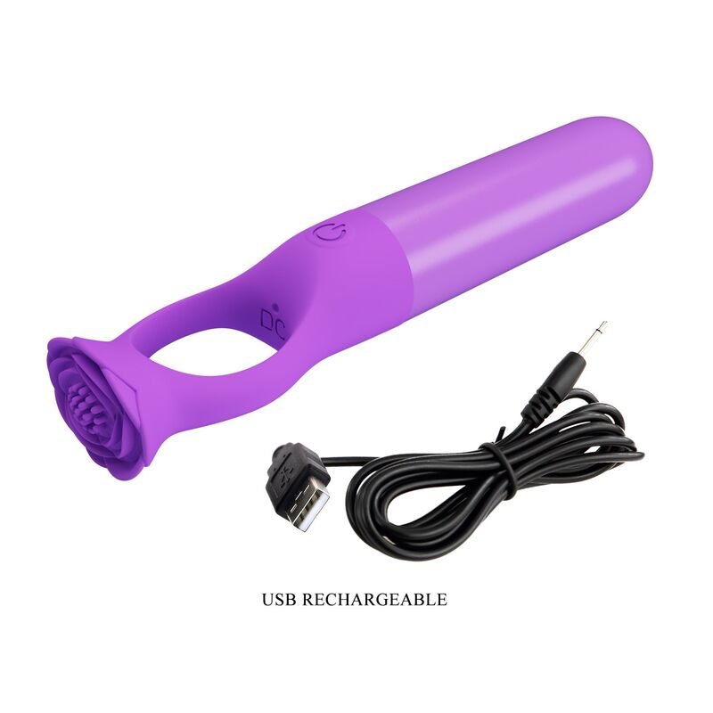PRETTY LOVE - GIANA RECHARGEABLE MINI VIBRATOR MASSAGER PURPLE
