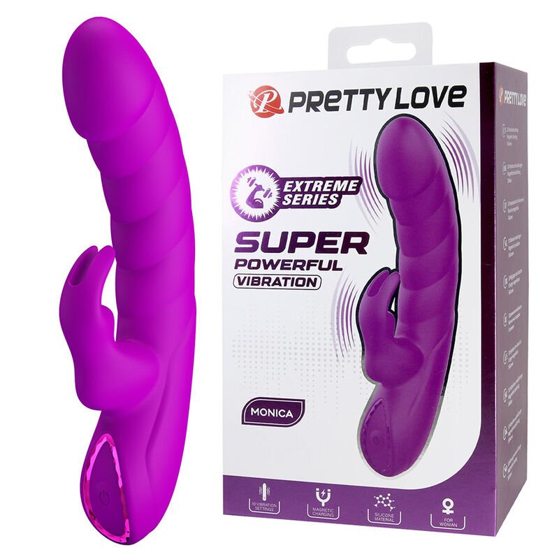 Comprar Pretty Love - Monica Rechargeable Dual Stimulation G-spot And Clitoral Vibrator Purple