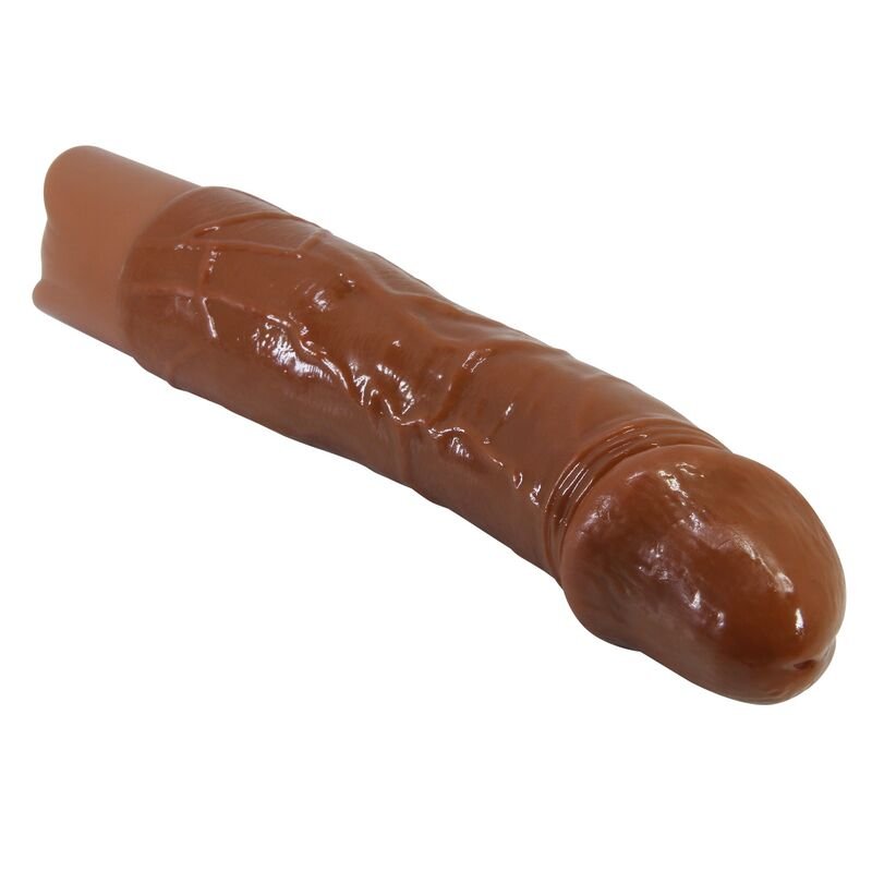 PRETTY LOVE - DONALD REALISTIC VIBRATOR 19.5 CM Ø 4 CM BROWN
