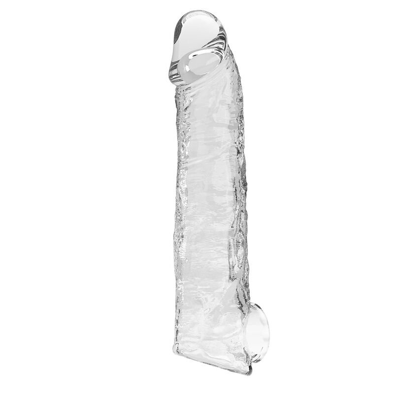 PRETTY LOVE - ADJUSTABLE PENIS EXTENSION SLEEVE 26 CM Ø 4 CM TRANSPARENT