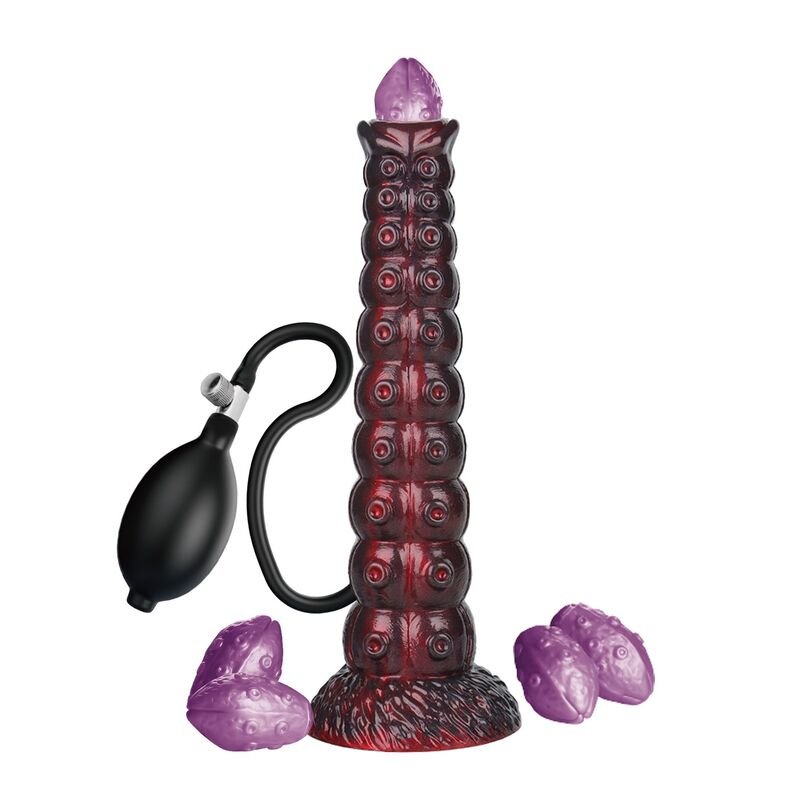 POWER MONSTERS - VOIDCLAW BRUTE BICOLOR INFLATABLE FANTASY SILICONE DILDO 29 CM Ø 5.7 CM POWER MONSTERS
