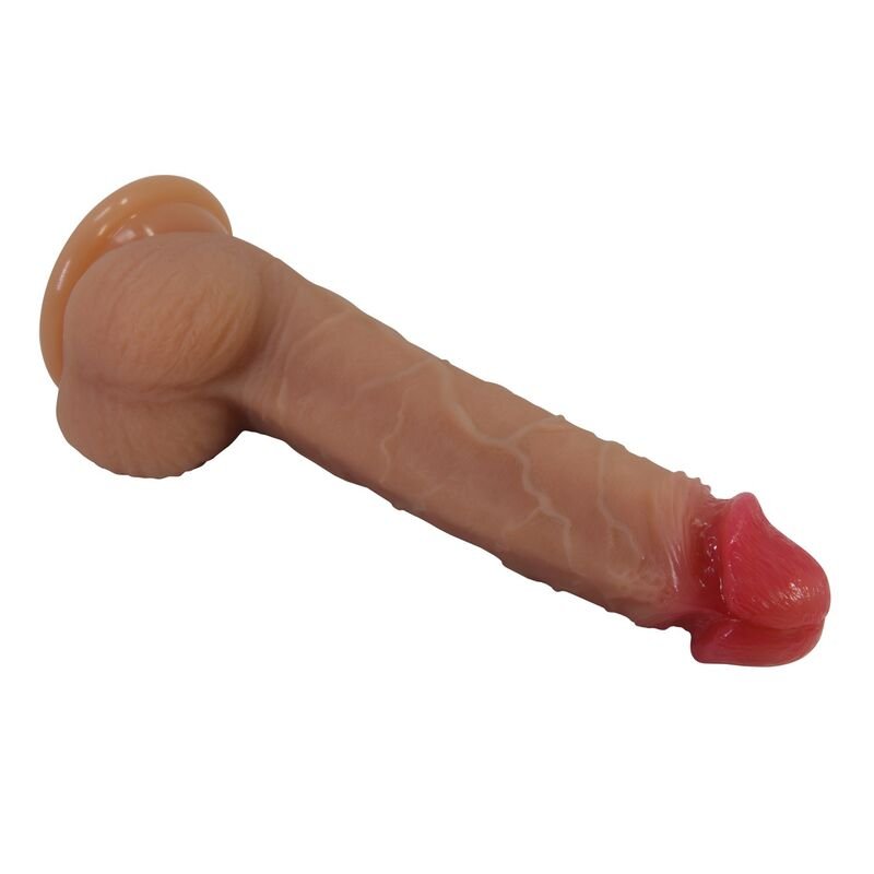 PRETTY LOVE - JOVITA REALISTIC SILICONE DILDO WITH SUCTION CUP 19 CM Ø 4.5 CM
