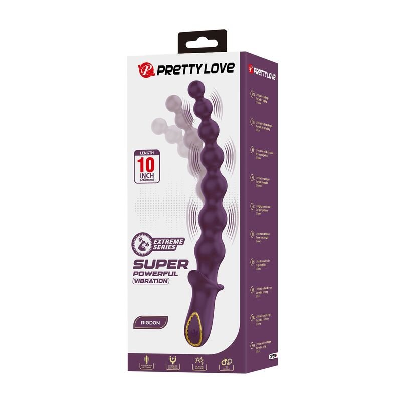 PRETTY LOVE - MADISON RECHARGEABLE ANAL VIBRATOR 10 FUNCTIONS