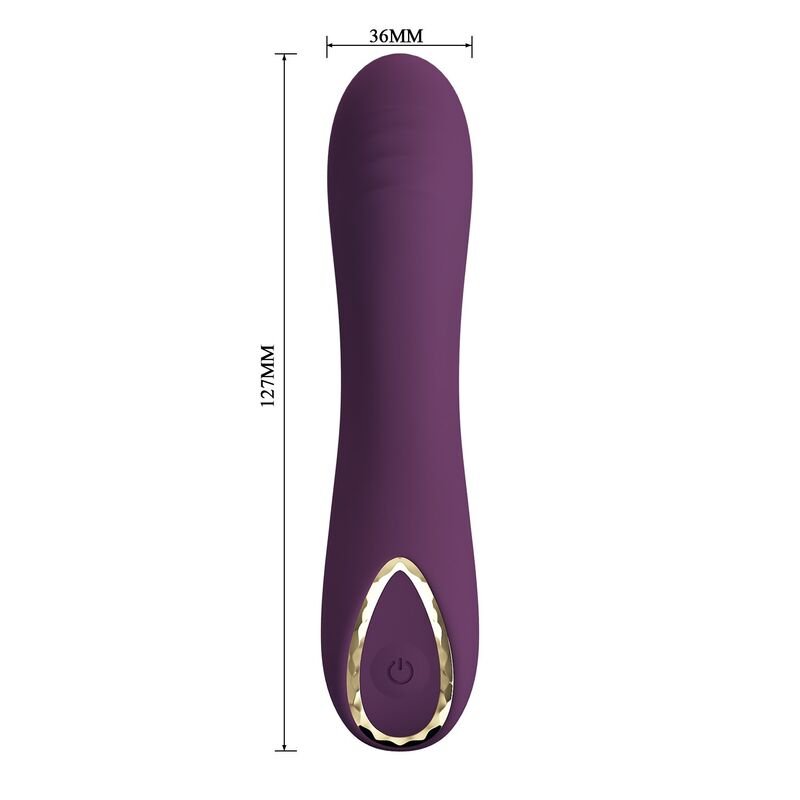 PRETTY LOVE - LLOYDE RECHARGEABLE VIBRATOR 10 FUNCTIONS PURPLE