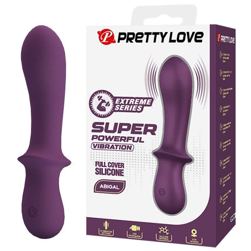 PRETTY LOVE - ABIGAIL RECHARGEABLE VIBRATOR 10 FUNCTIONS PURPLE HIGH TECH