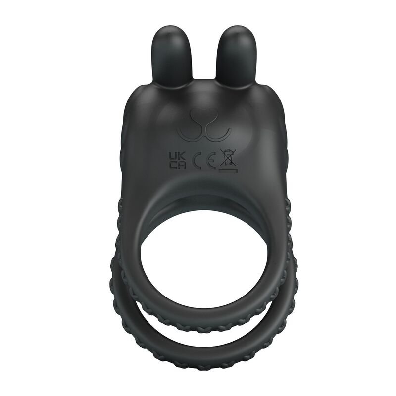 PRETTY LOVE - SINI RECHARGEABLE VIBRATING COCK RING 10 FUNCTIONS BLACK