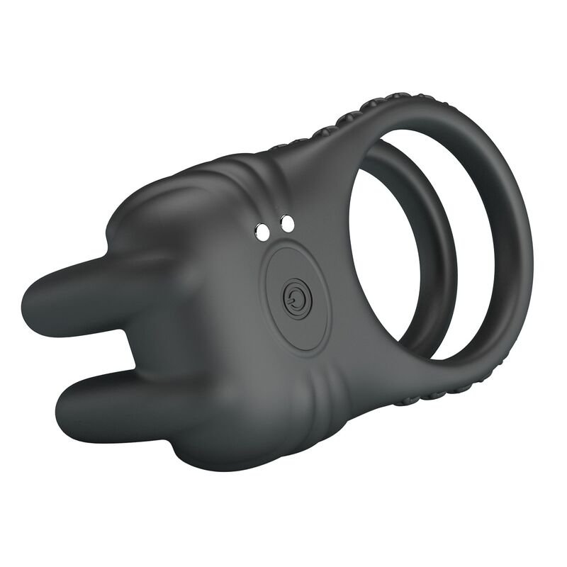 PRETTY LOVE - SINI RECHARGEABLE VIBRATING COCK RING 10 FUNCTIONS BLACK