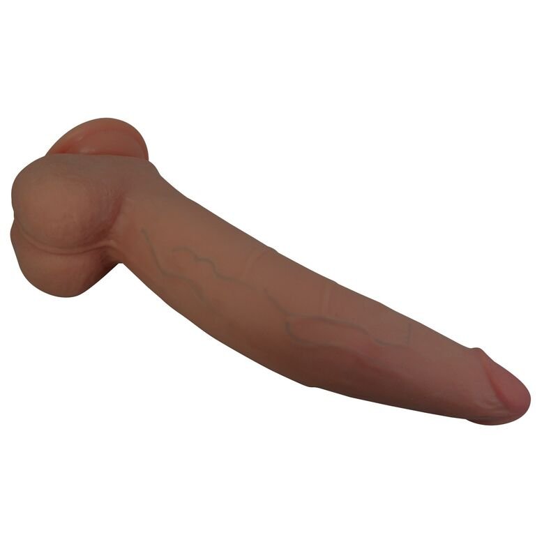 PRETTY LOVE - CUTHBERT REALISTIC FLEXIBLE DILDO 20 CM Ø 5 CM TPE BROWN