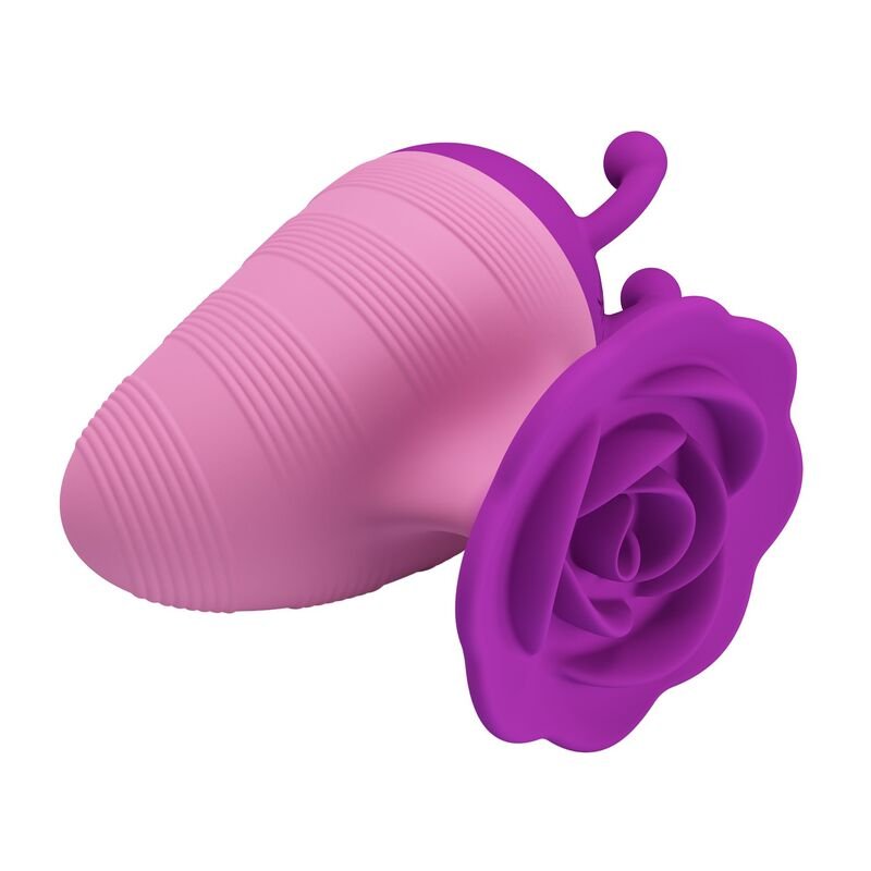 PRETTY LOVE - LITTLE BEE RECHARGEABLE CLITORAL STIMULATOR 7 MODES PURPLE-PINK HIGH TECH