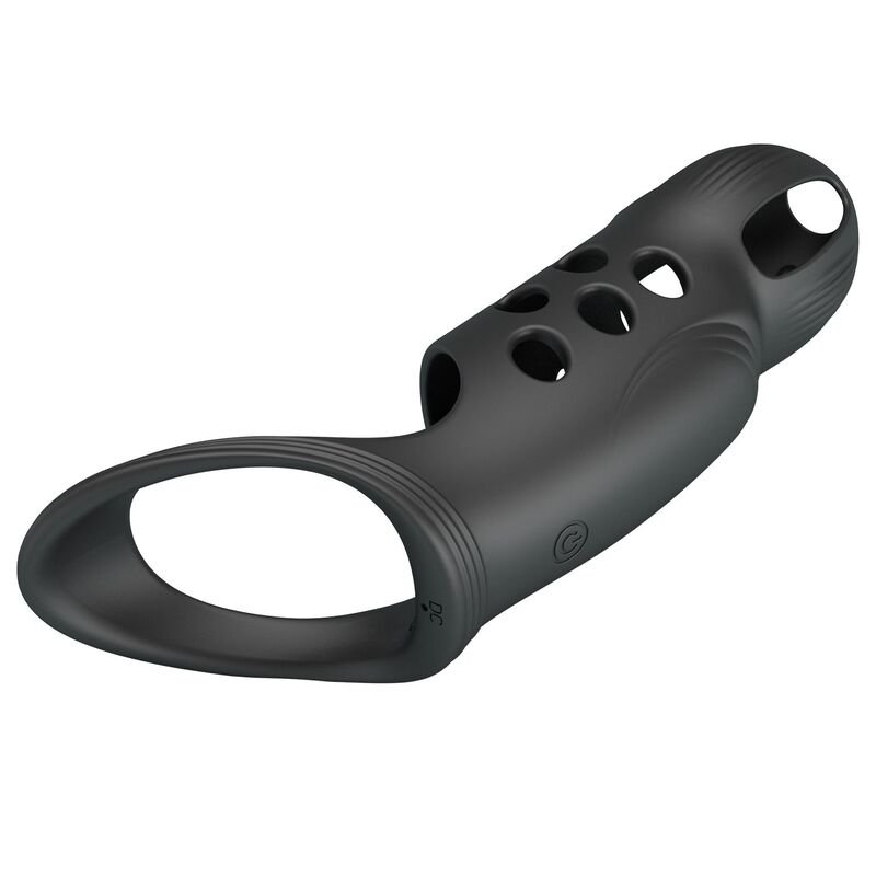 PRETTY LOVE - CRAIG RECHARGEABLE VIBRATING PENIS RING BLACK