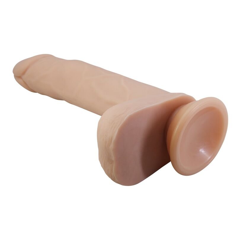 PRETTY LOVE - DAVEY THRUSTING & ROTATING VIBRATING DILDO REMOTE CONTROL 22.5 CM Ø 4.8 CM NATURAL