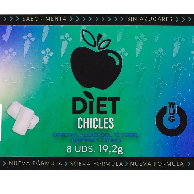 Comprar Wug Diet - Sugar-free Functional Mint Gum Blister 8 Pcs