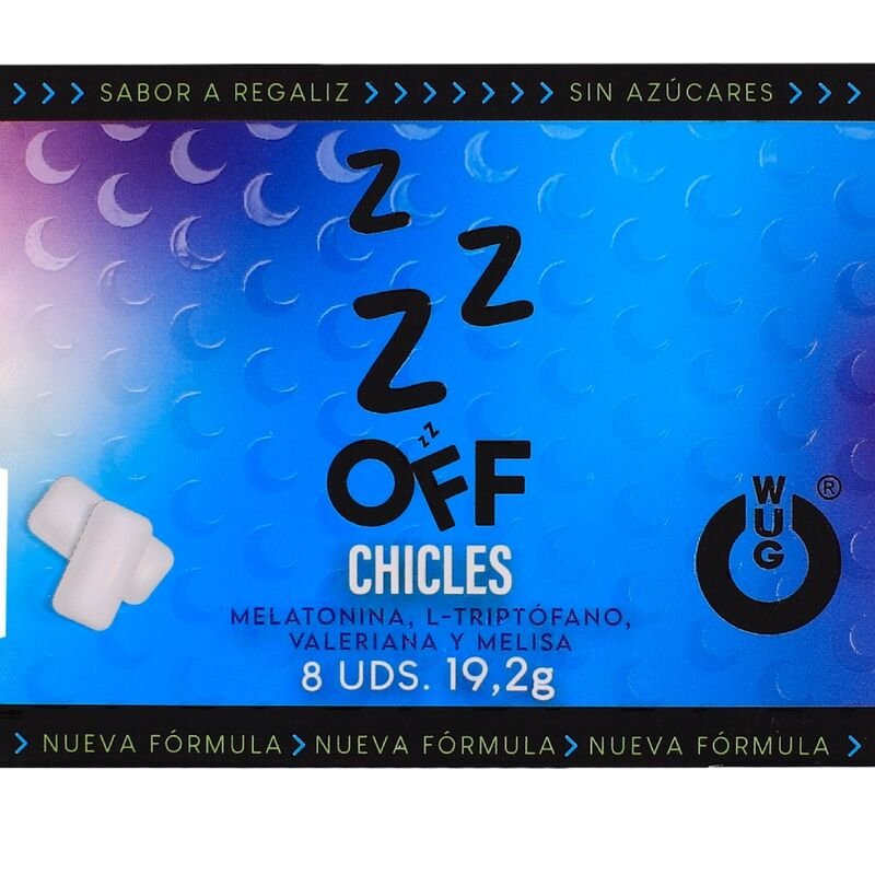 Comprar Wug Off - Functional Melatonin & Valerian Liquorice Flavour Gum Blister 8 Pcs