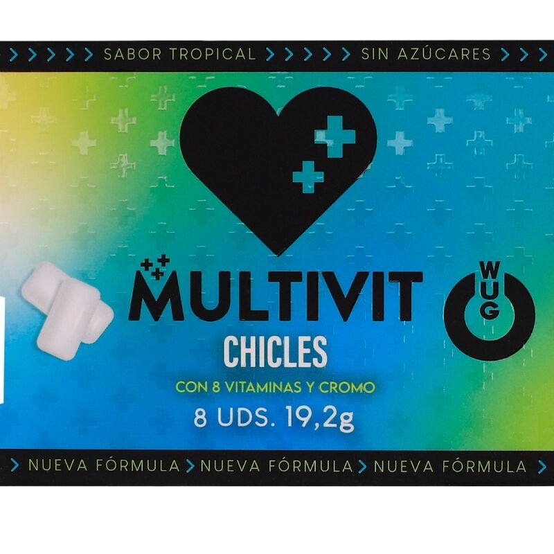 Comprar Wug Multivit - Functional Multivitamin Tropical Flavour Gum Blister 8 Pcs