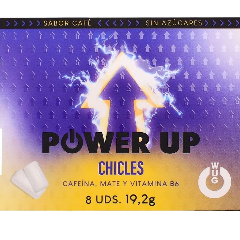 Comprar Wug Power Up - Functional Caffeine & Mate Coffee Flavour Gum Blister 8 Pcs