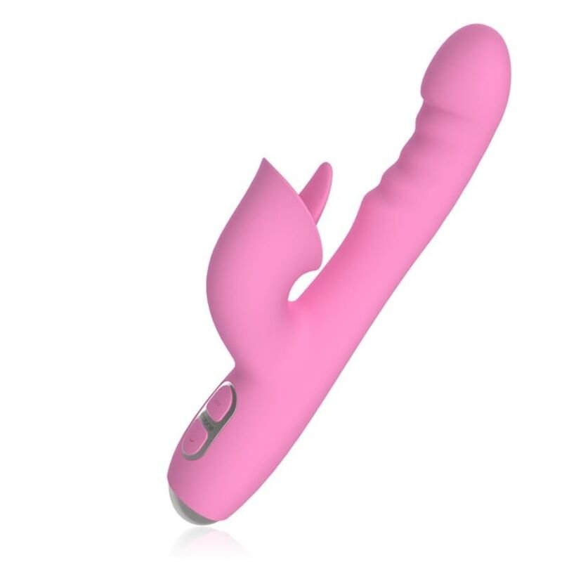 NALONE - T-MAY RABBIT VIBRATOR WITH PUSH AND OSCILLATING MOTION