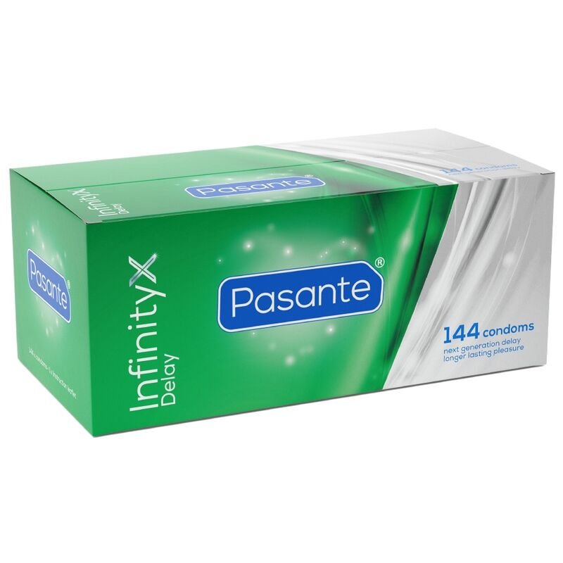 PASANTE - DELAY INFINITY CONDOMS BOX 144 UNITS PASANTE