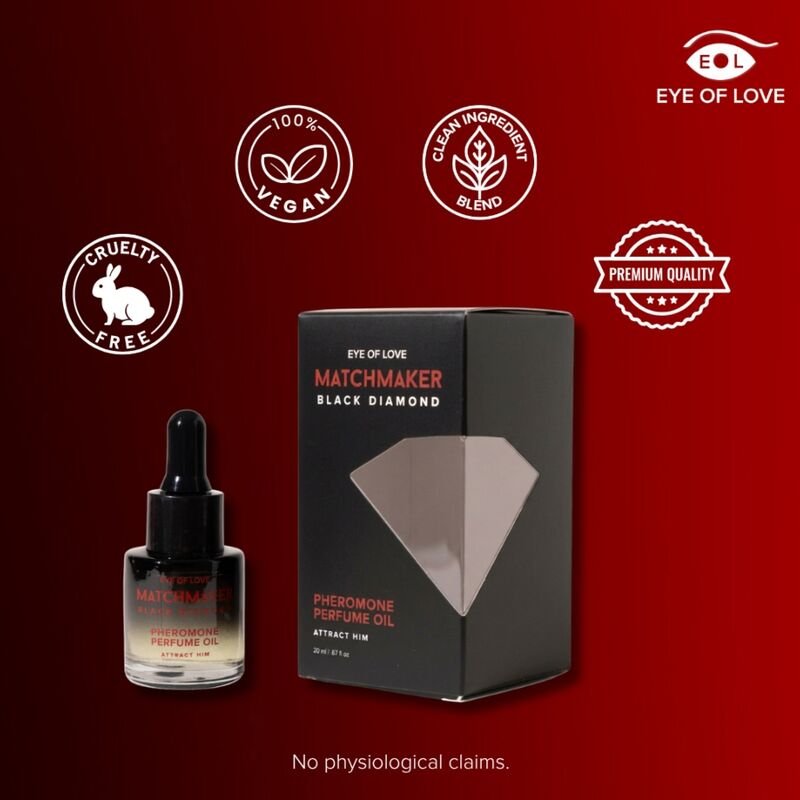 EYE OF LOVE - MATCHMAKER BLACK DIAMOND PHEROMONE PERFUME OIL 20 ML