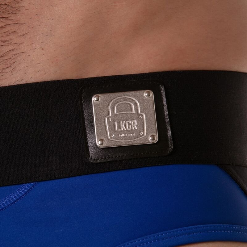 LOCKER GEAR - WIDE WAISTBAND JOCK BRIEF BLUE XL