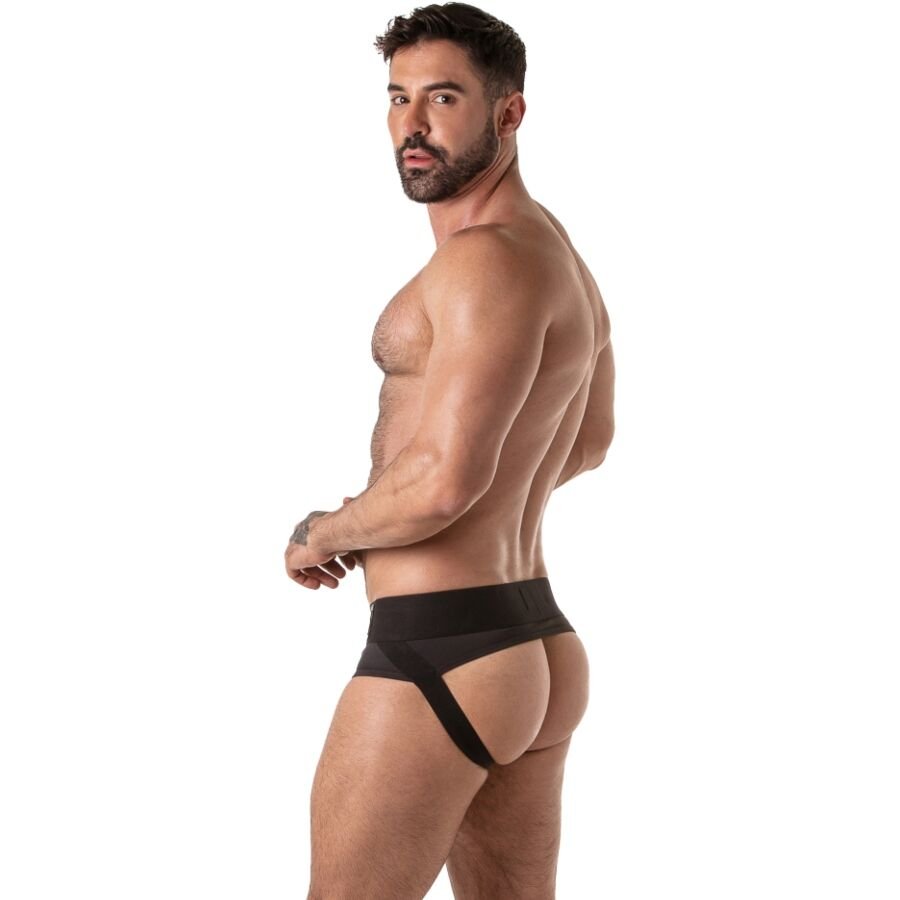 LOCKER GEAR - WIDE WAISTBAND JOCK BRIEF BLACK L